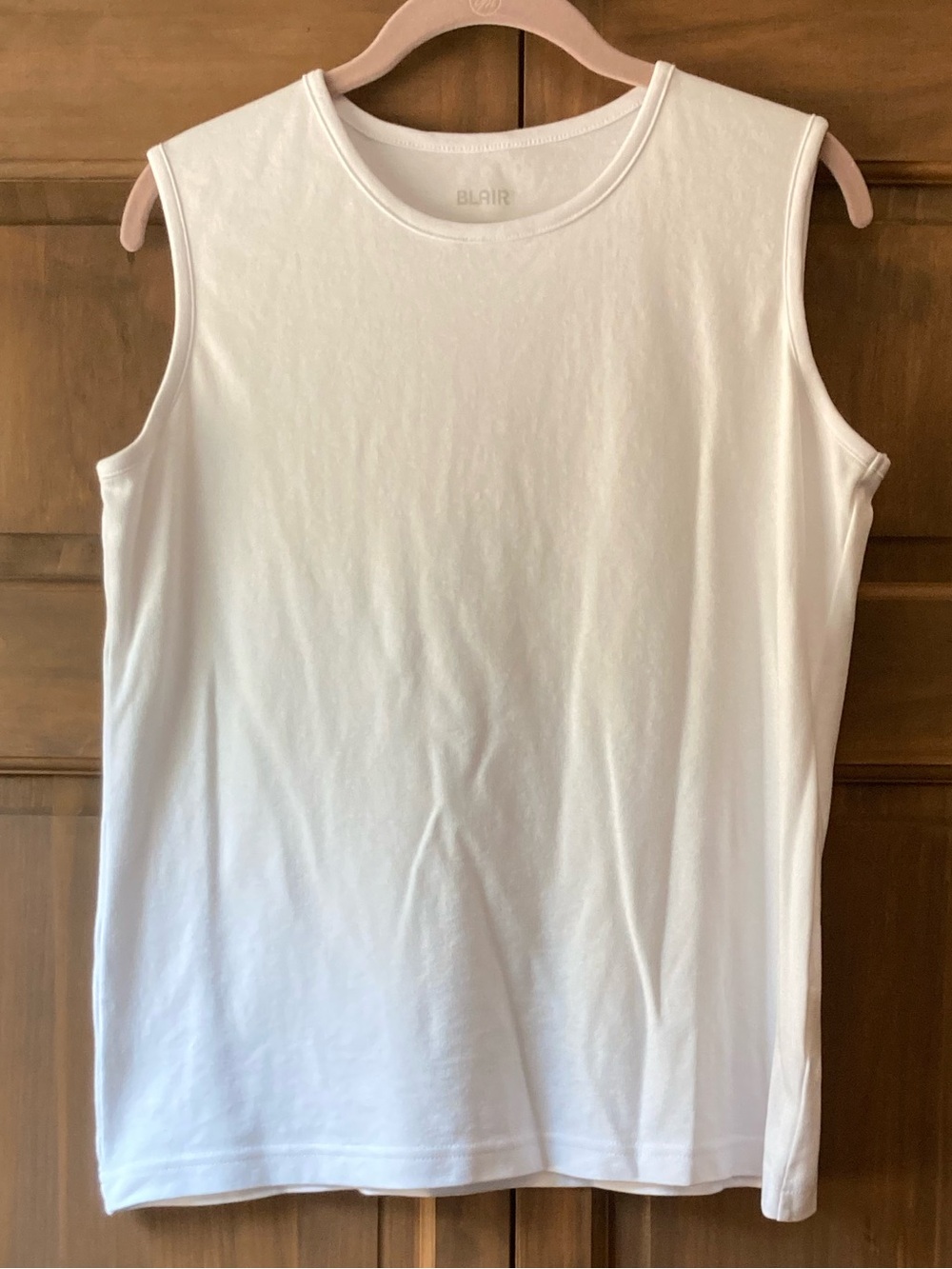 Blair Simple White Tank Top Medium
